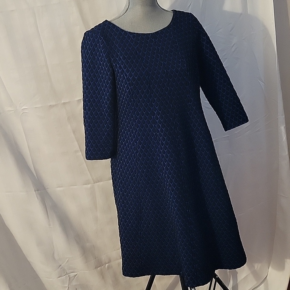 Taylor Maternity Navy & Black 3/4 Sleeve Dress, Size: S/P/CH